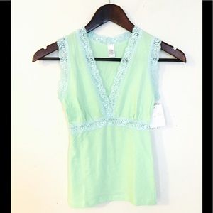 Rene Rofe Cotton & Lace Cami